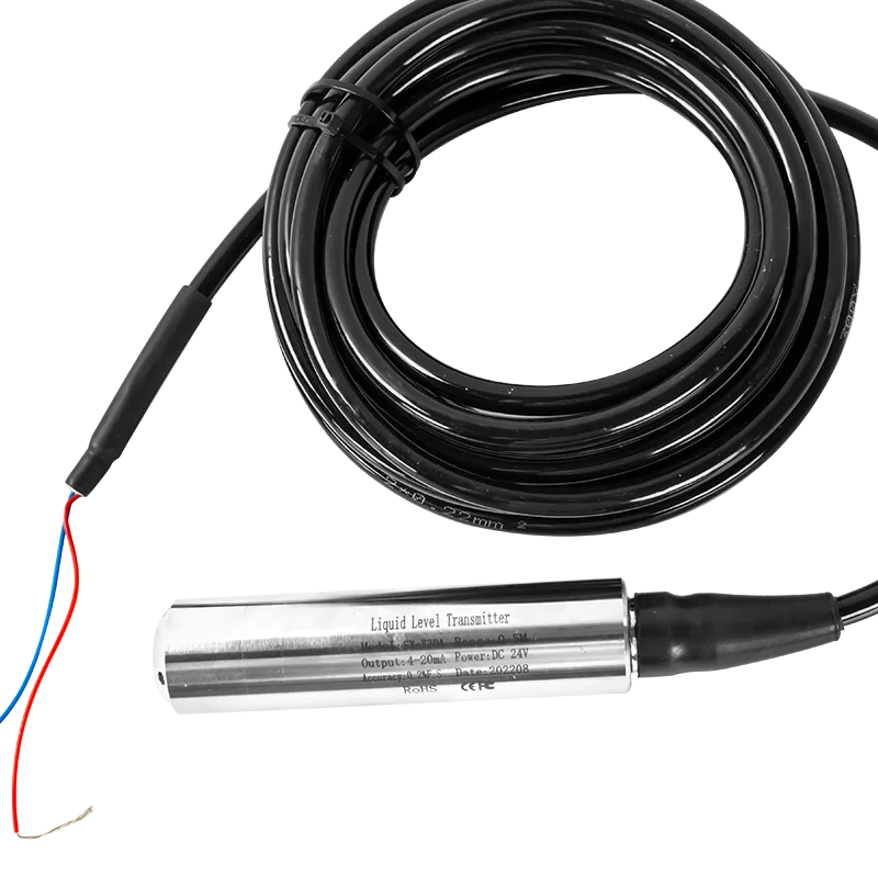 IP68 0-5V RS485 Submersible Water Level Sensor Transducer 2m 3m 5m range 4-20mA 1-5V Output Liquid Pressure Transmitter