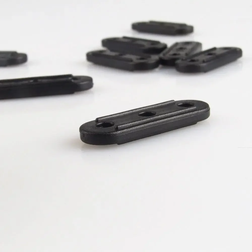 Plastic 3-Hole Camping Tent Rope Fastener Tensioner Lock Tightening Hook Wind Rope Buckle - Essential Accessory for Secure Tents