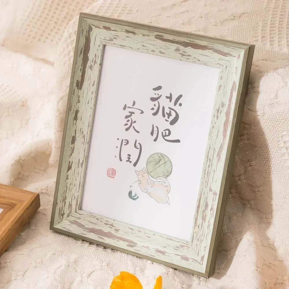 American Simplicity Picture Frame A3 A4 Family Photo Frame Wall Decorative Ornaments for Living Room Bedroom Acrylic Home Decor photo frame,wood photo frame,art frames