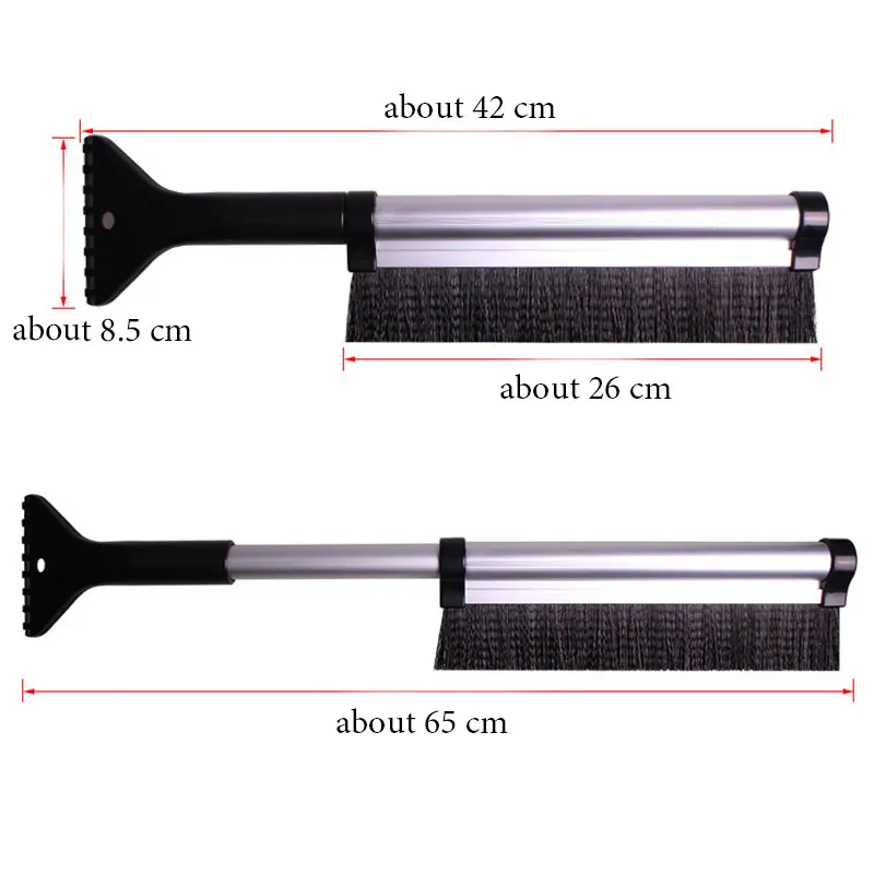 Car Ice Scraper Windshield Ice Breaker Quick Clean Auto Window Winter Snow Brush Shovel Glass Brush Snow Remover Cleaner Tool