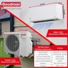 Goodman 18,000 BTU 18 SEER2 Ductless Mini Split Inverter Heat Pump System with 15-ft Installation Kit and Wall Mounting Bracket 5