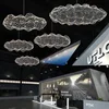 Modern Floating Cloud Pendant Lights Hotel Restaurant Industrial Chandelier for Office Bar Lamp Design Suspended Light Luminaire 3