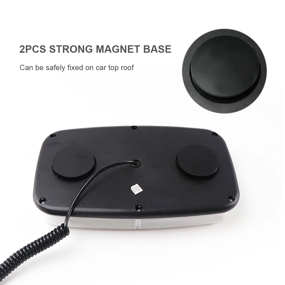 72 הוביל מגדלור תאורת גג אזהרה חירום אור strobe מהבהב 12v 24v מכונית משטרה משאית צהובה ענבר אדום כחול