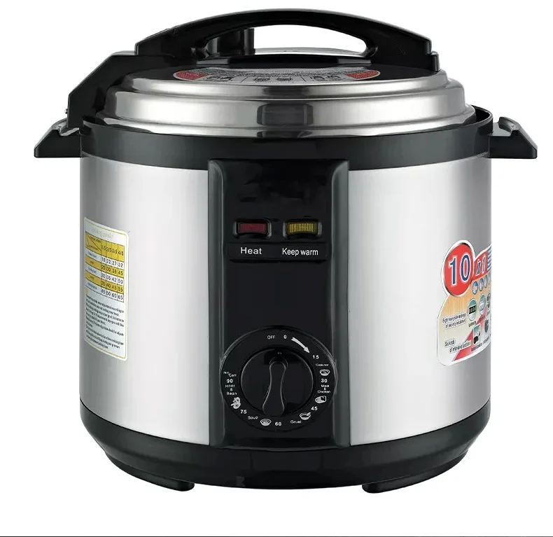 Stainless Steel Household Electric Pressure Cooker 6 Liter Mechanical Multi Cooker