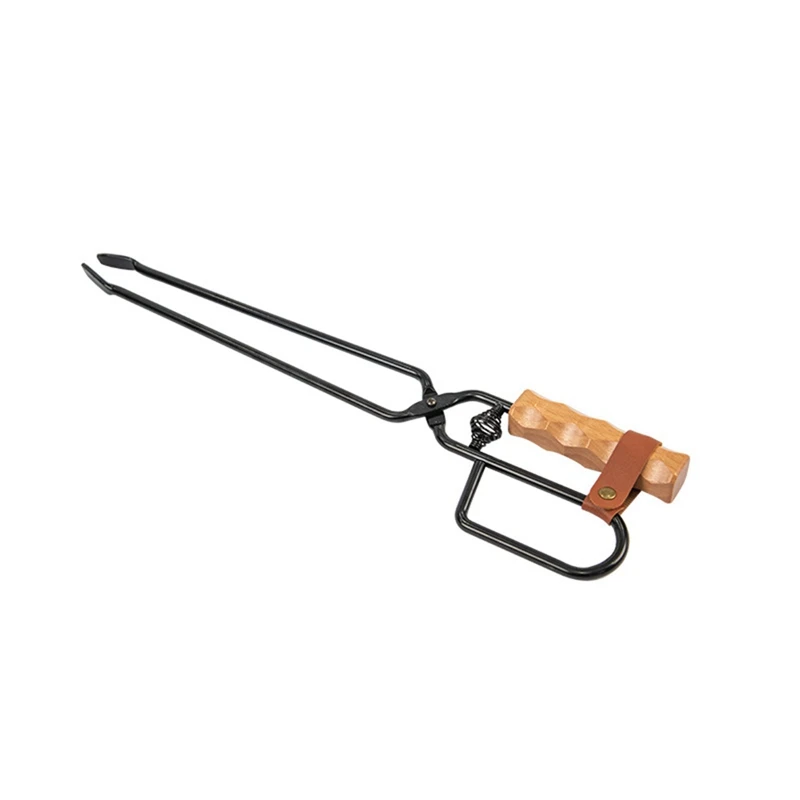 

Outdoor Barbecue Tool Burning Tong Duck-Billed Tong Are Not Hot Wood Charcoal Tong