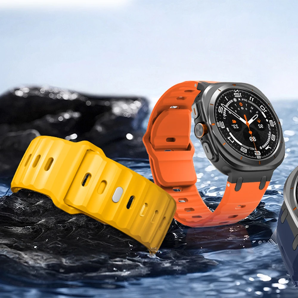 Enhanced Sport Wristband: Premium Metal & Silicone Bracelet Strap