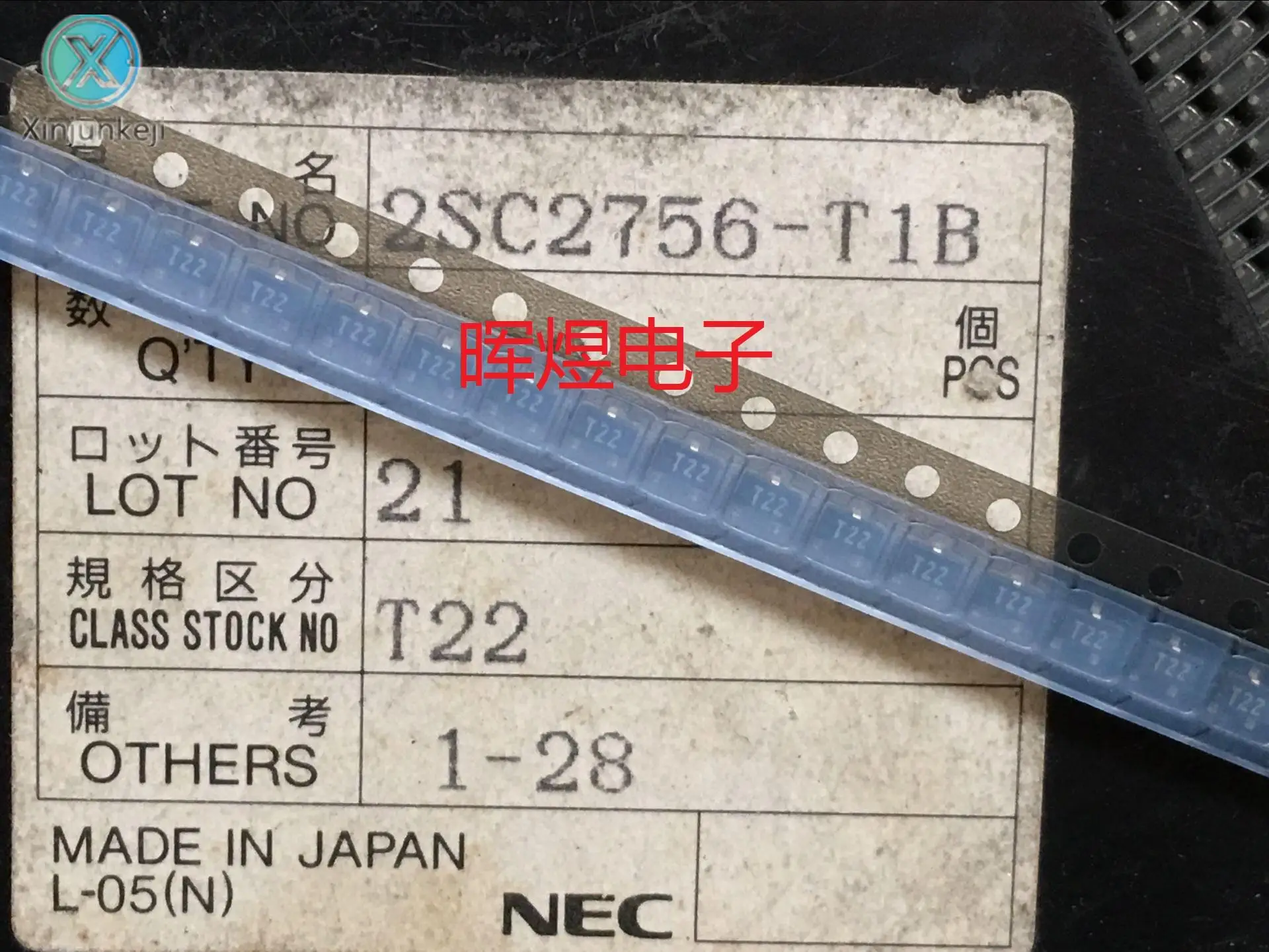 

10pcs orginal new 2SC2756-T1B chip triode SOT-23 T22
