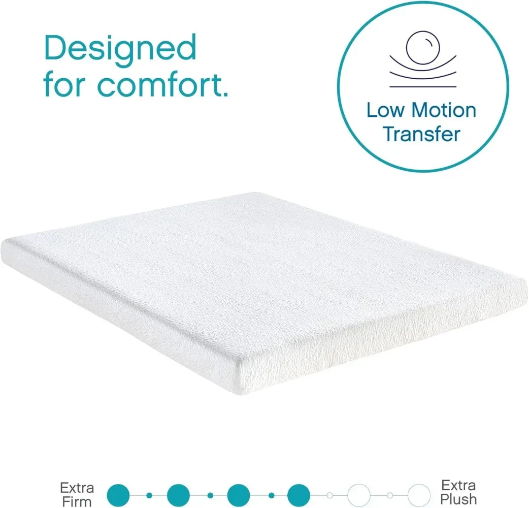 Classic Brands 4.5-Inch  Memory Foam Replacement Mattress for Sleeper Sofa Bed Queen, Plush 6