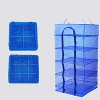 Layers Drying Net for Herbs Hanging Basket Folding Dry Rack Herb Drying Net Dryer Bag Mesh For Flowers Buds Plants Organizer 1