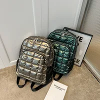 Autumn Winter New Womens Down Jacket Fabric Backpack Lightweight 1