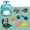 Kids Beach Toys Baby Beach Play Toys Sandbox Kit Summer Toys Beach Accessories Sand Water Game Tools Bath Toy For Baby 6