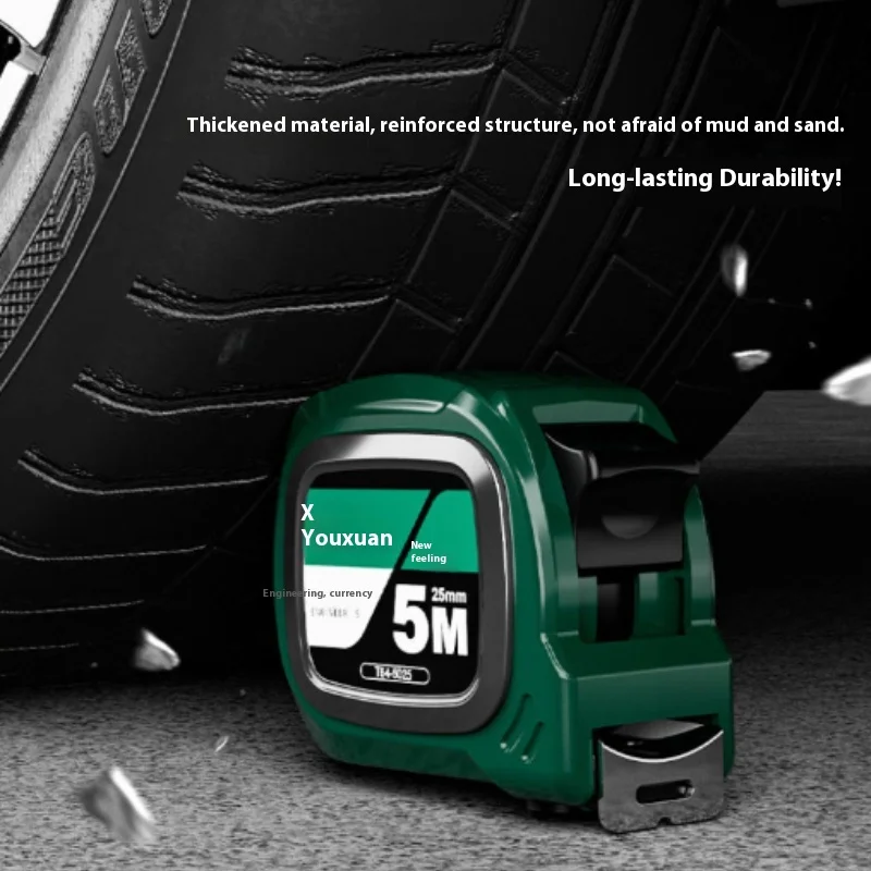 Durable High Precision Wear-resistant Tape Measure - 3 Meter Shock-proof Box Ruler