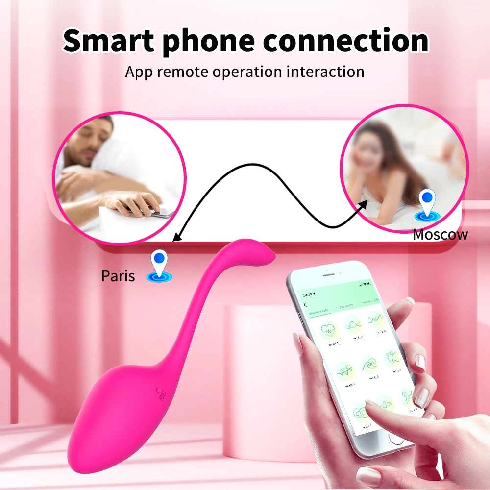 Juhtmevaba Bluetooth G-punkti dildo vibraator naistele rakendusega puldiga vibreeriv munakliitor naiste aluspüksid S_voghion.com