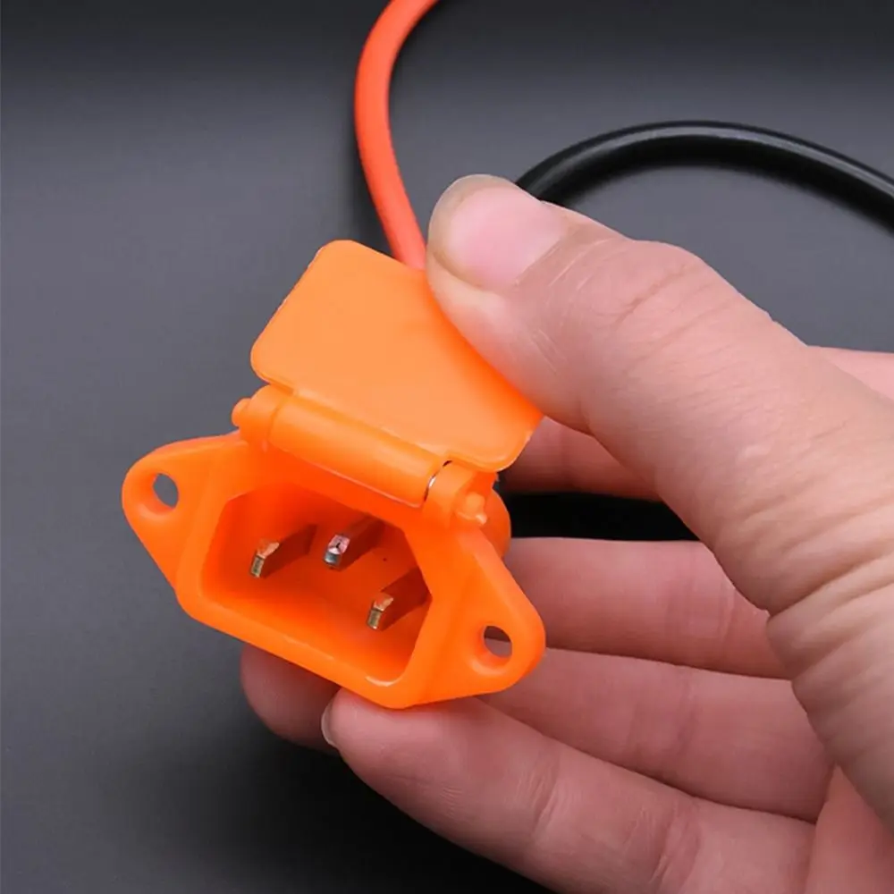 범용 전기 자동차 액세서리, 48V 배터리 커넥터 플러그, 스쿠터 자전거 부품, 12AWG 케이블 충전 소켓 포함