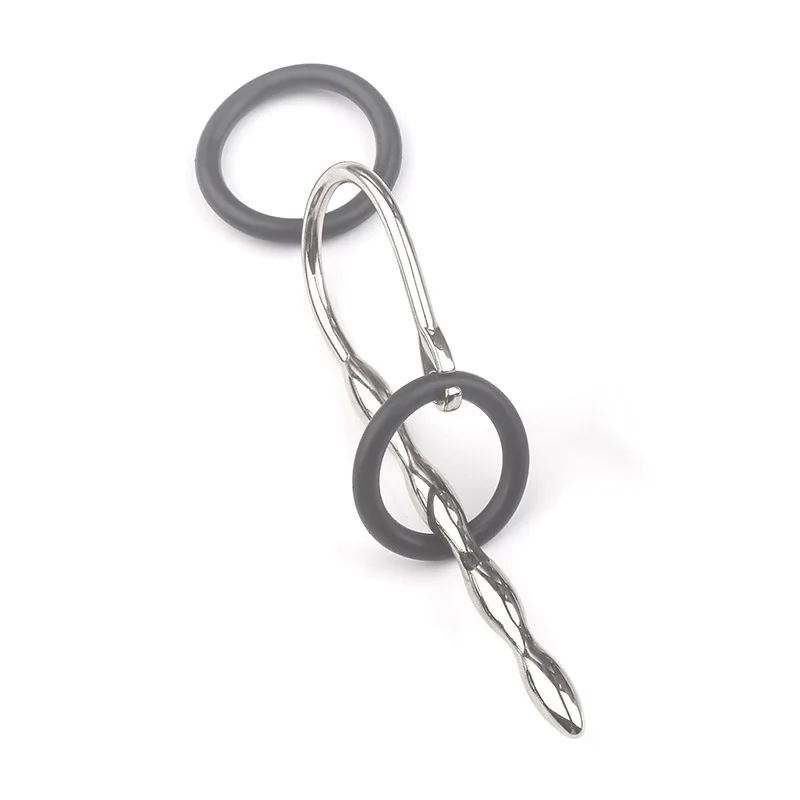 Male Horse Eye Rod Dilator Catheter Hose Metal Horse Eye Plug Nail Insertion Rod Sex Tool for Man Urethral Stimulator Sounding