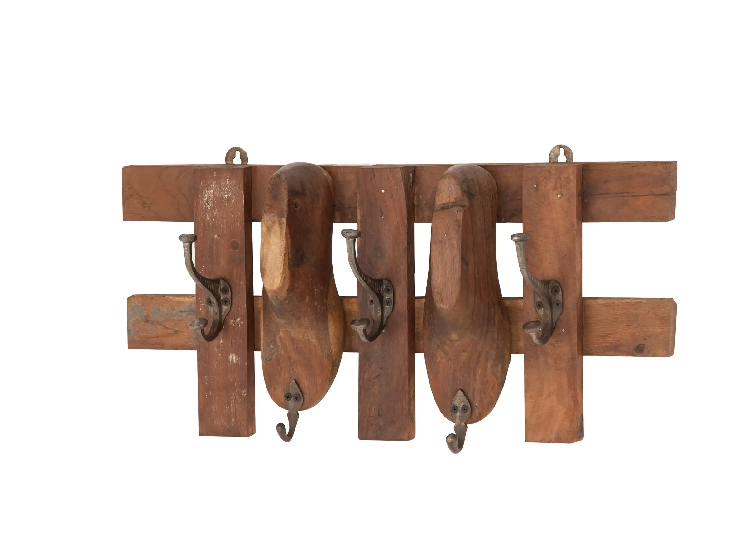 

Decmode Rustic 11 x 24 inch Vintage Shoe Hanger