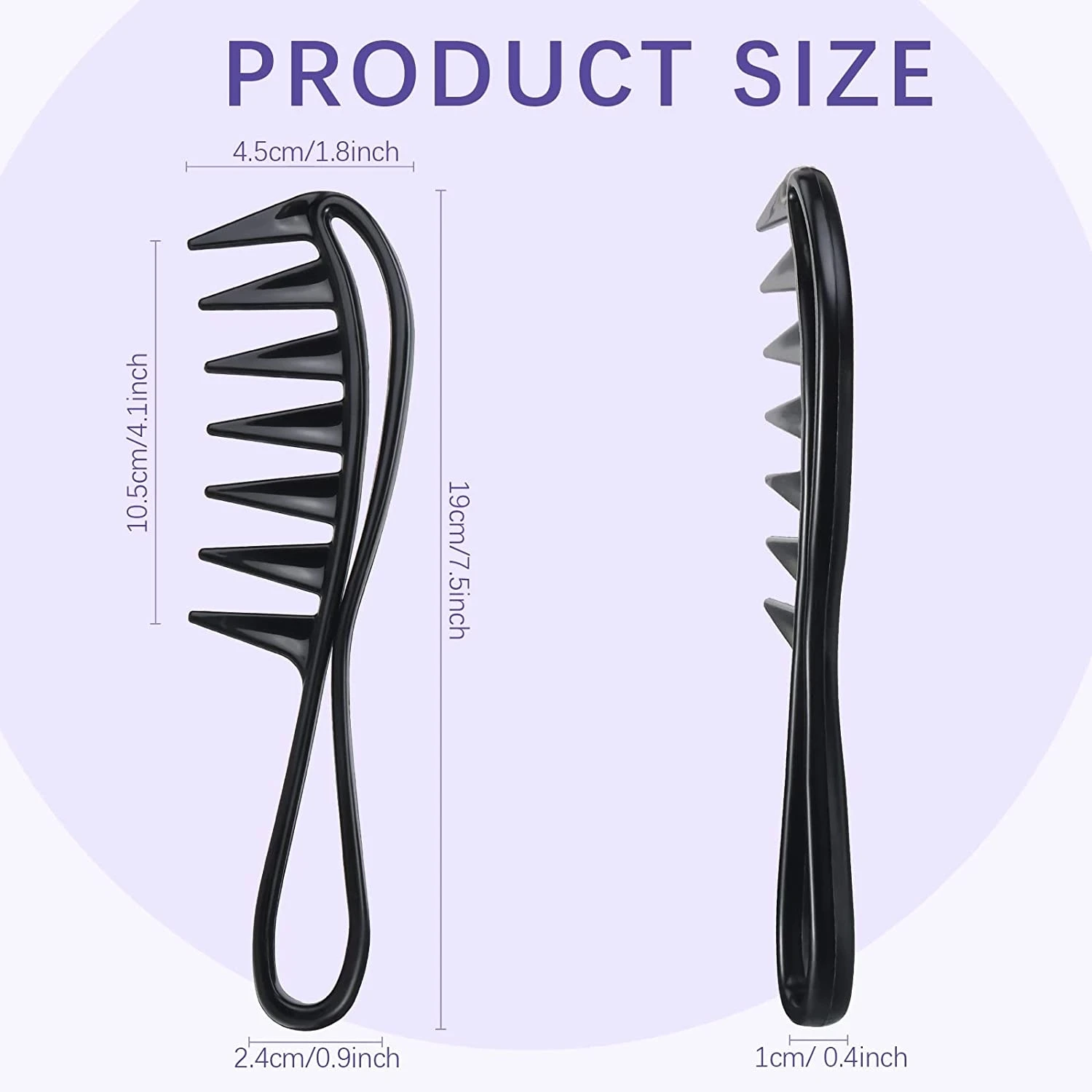 Barber Men Oil Comb Wide Tooth Shark Plastic Comb Hair Clipper Curling Salon Home Hairdressing Comb Massage Barber Stlying Tools 3