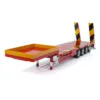 RC Metal 4-axle Trailer Painted Semi-trailer Model 1/14 for Remote Control Tractor Truck Car Construction Vehicle Toy TH23239 4