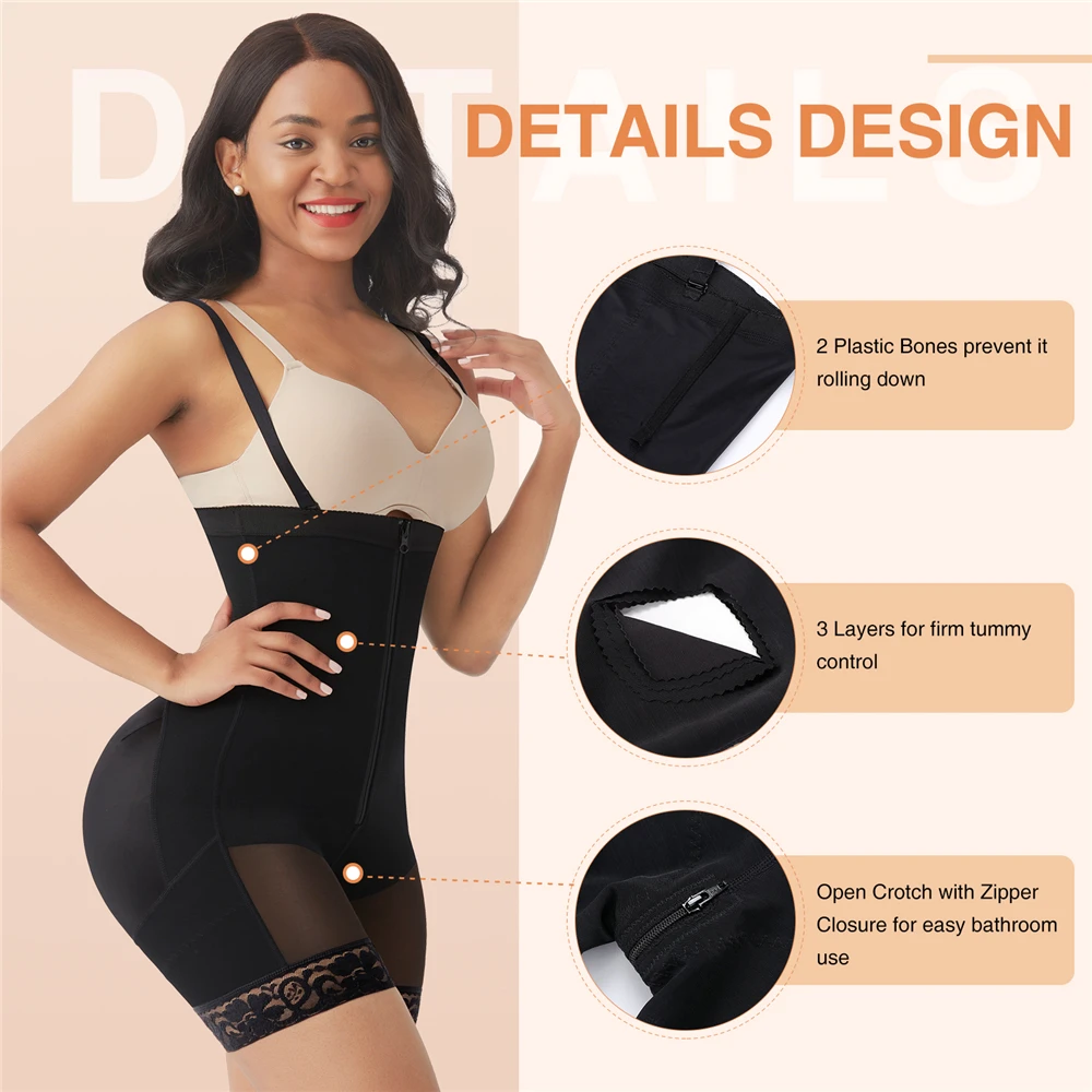 Fajas Colombianas Waist Trainer Body Shaper Butt Lifter Tummy