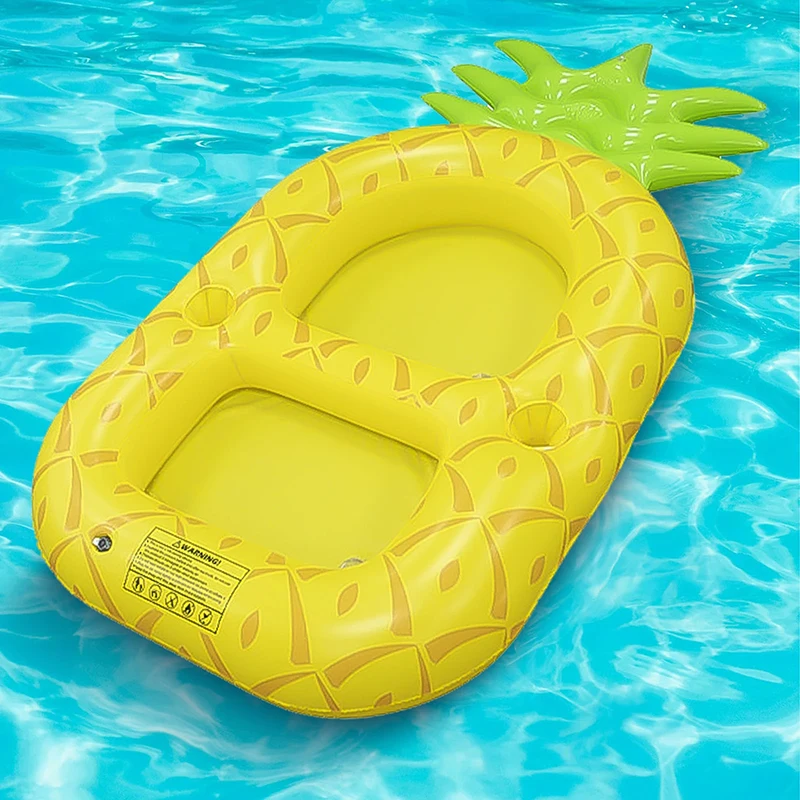 Pineapple Inflatable Toys Pool PVC Multi-hole Drink Coaster Summer