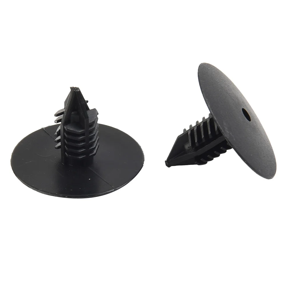 Car Fastener 10pc Wheel Arch Lining Splash Guard Trim Spruce Clips For Clio Scenic 7703077435 35mm Head Width Interior Parts