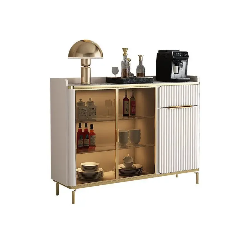 Sideboard Dining Room Shelf Furniture Kitchen Table Armoire De Cuisine et Prefab Coffee Bar Cabinet Modern Living Auxiliary
