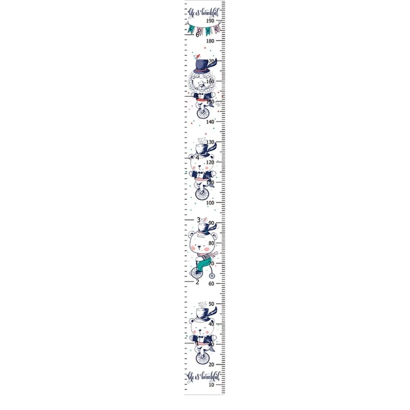 Portable Kids Height Growth Chart Ruler Baby Children Wall Meter Measurement