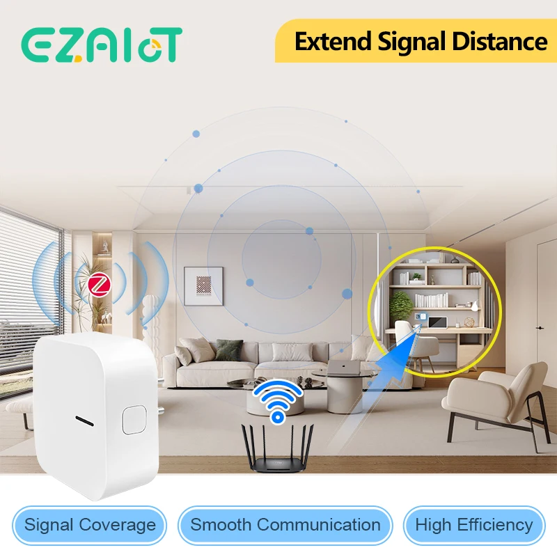 Tuya ZigBee3.0 Signal Repeater Zigbee Gateway Signal Amplifier Extender for Smart Home Devices Smart Automation For Life