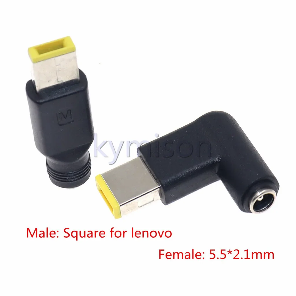 Universal DC Power Adapter – 5.5x2.1mm Female to Square Plug Configuration