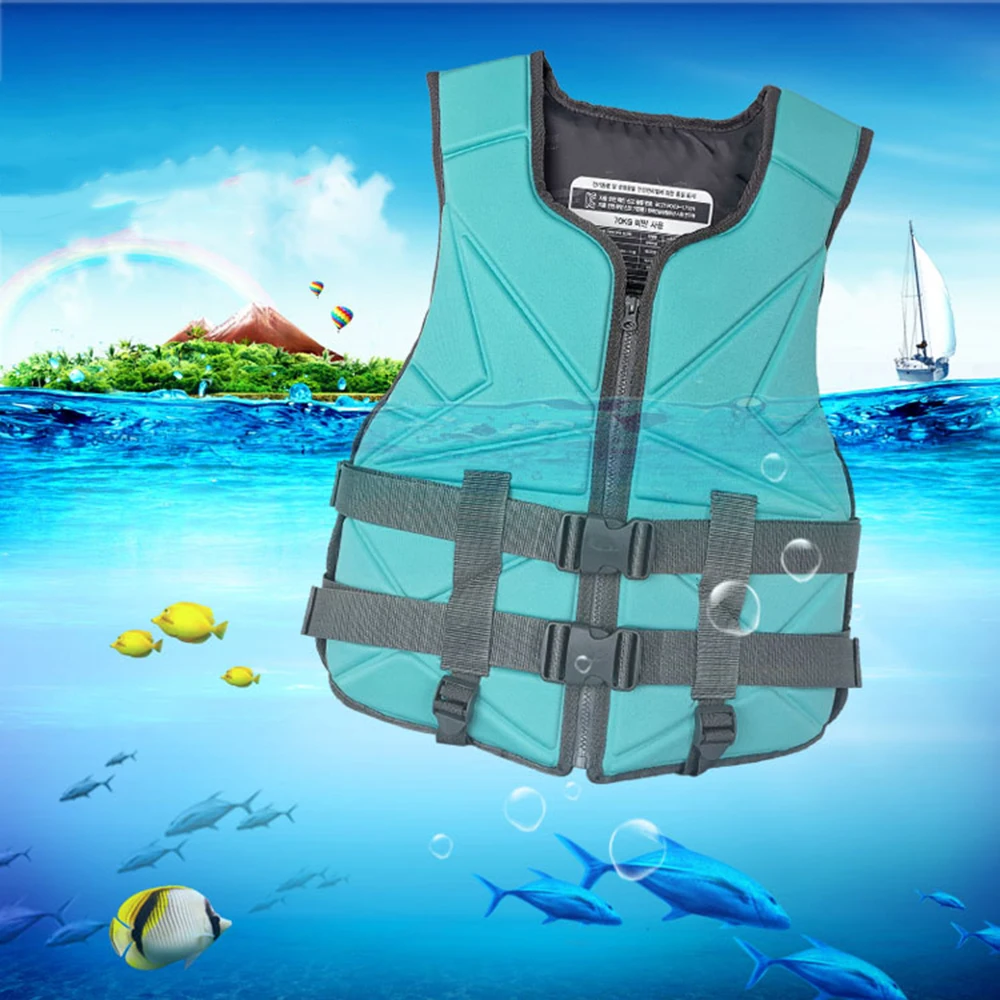 Neoprene Life Vest Adults Surf Kayak Motorboats Raft Rescue Boat Ski Water Sports Swimming Drifting, Life Jacket