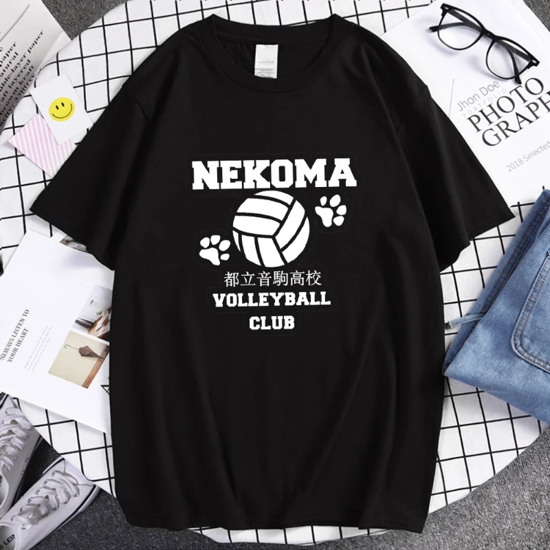 

Hot Japan Cartoon Harajuku T-Shirt Men Anime T Shirt Haikyuu T Shirt Anime Tops Tees Anime Clothes Graphic T Shirts