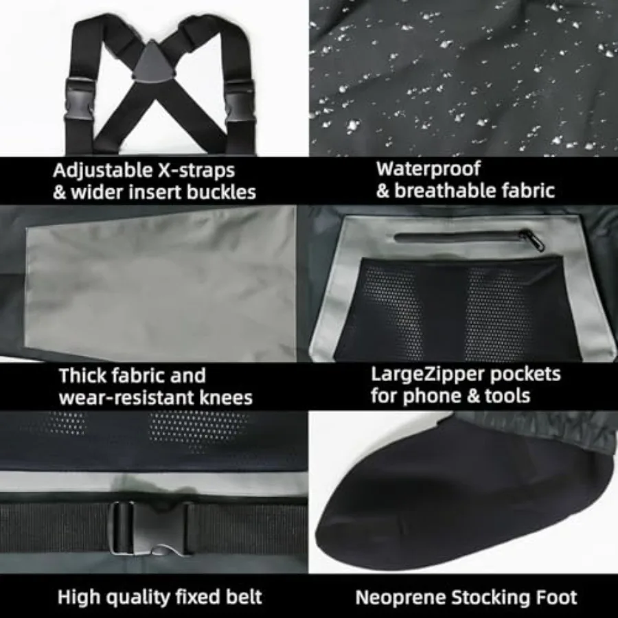 Men's Neoprene Chest Waders 3