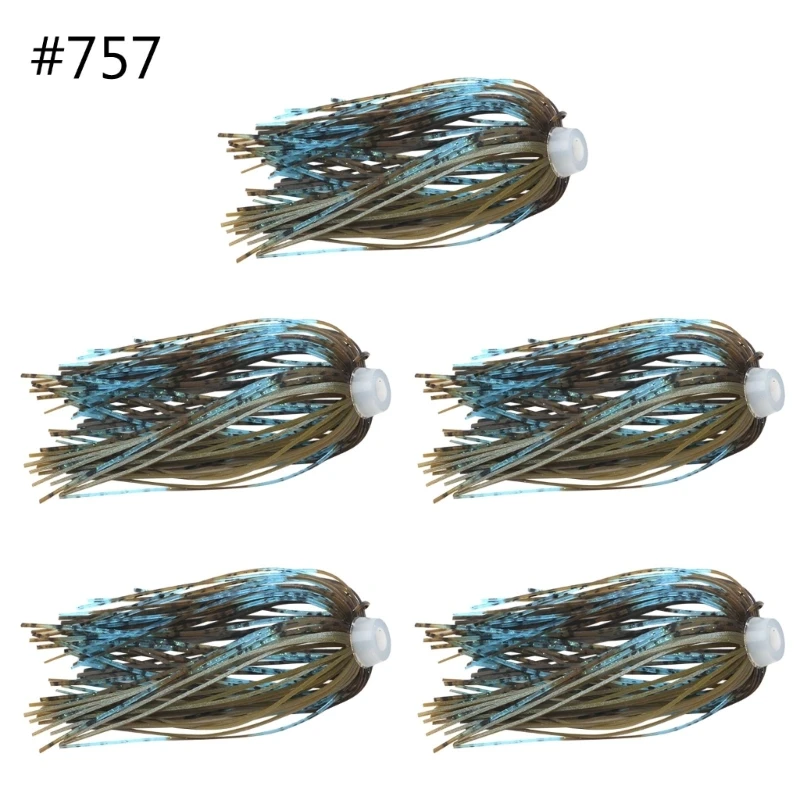 F1FD Jig Skirts Lures Kit-Replacement for Spinnerbait Skirts
