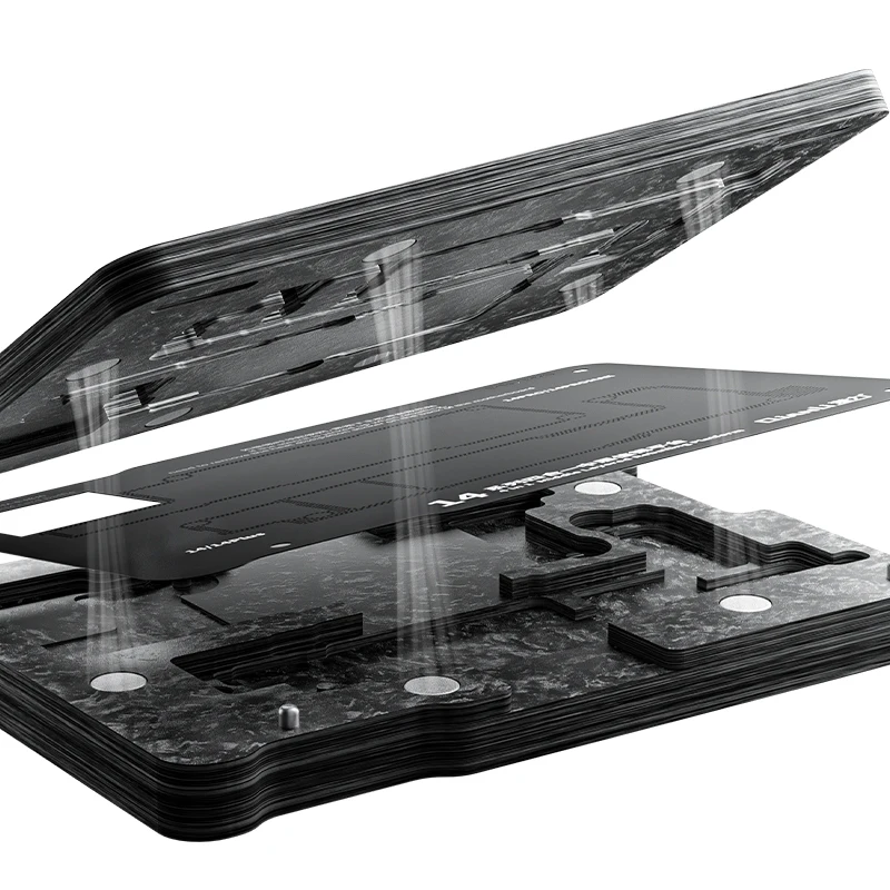 QianLi Middle Frame Reballing Platform Motherboard Holder BGA Reballing Stencil for iPhoneX-16PM Series Motherboard Repair Tool