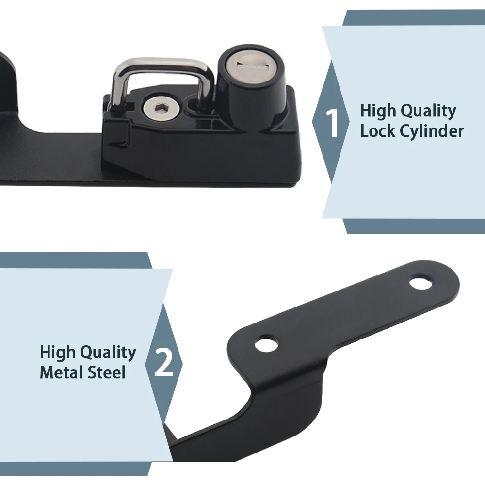 Motorrad Helms chloss Kit Helme Sicherheit Diebstahls icherung rostfreie Aluminium legierung für Suzuki GSX-S1000 gsxs1000 Zubehör – Detail 13