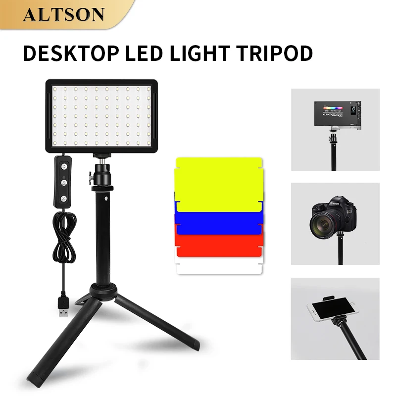 Led Panel Photography Lighting Photography Rgb Panel Lamp Kit