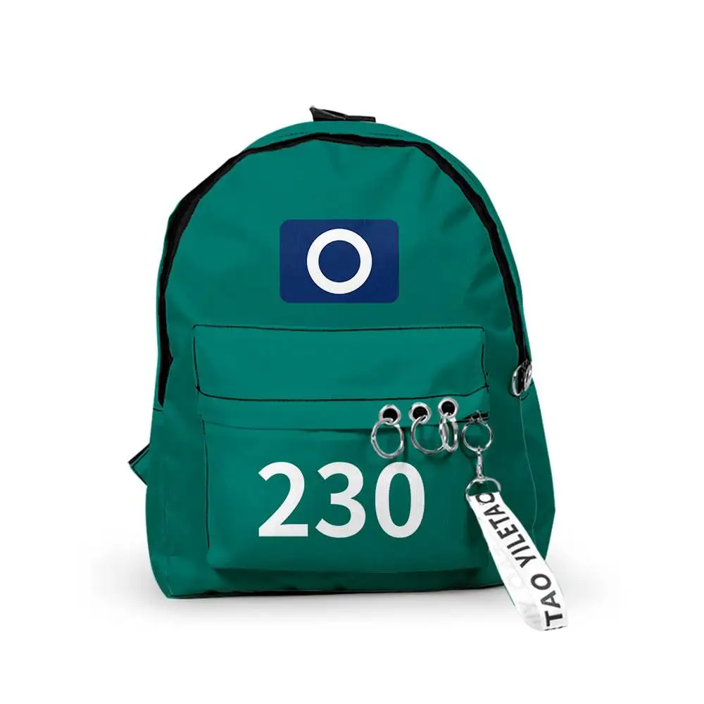School Bags for Teens Large Capacity College Backpacks Korean Game Cosplay Knapsack Solid Casual Handbags Students Rucksack 2025 2