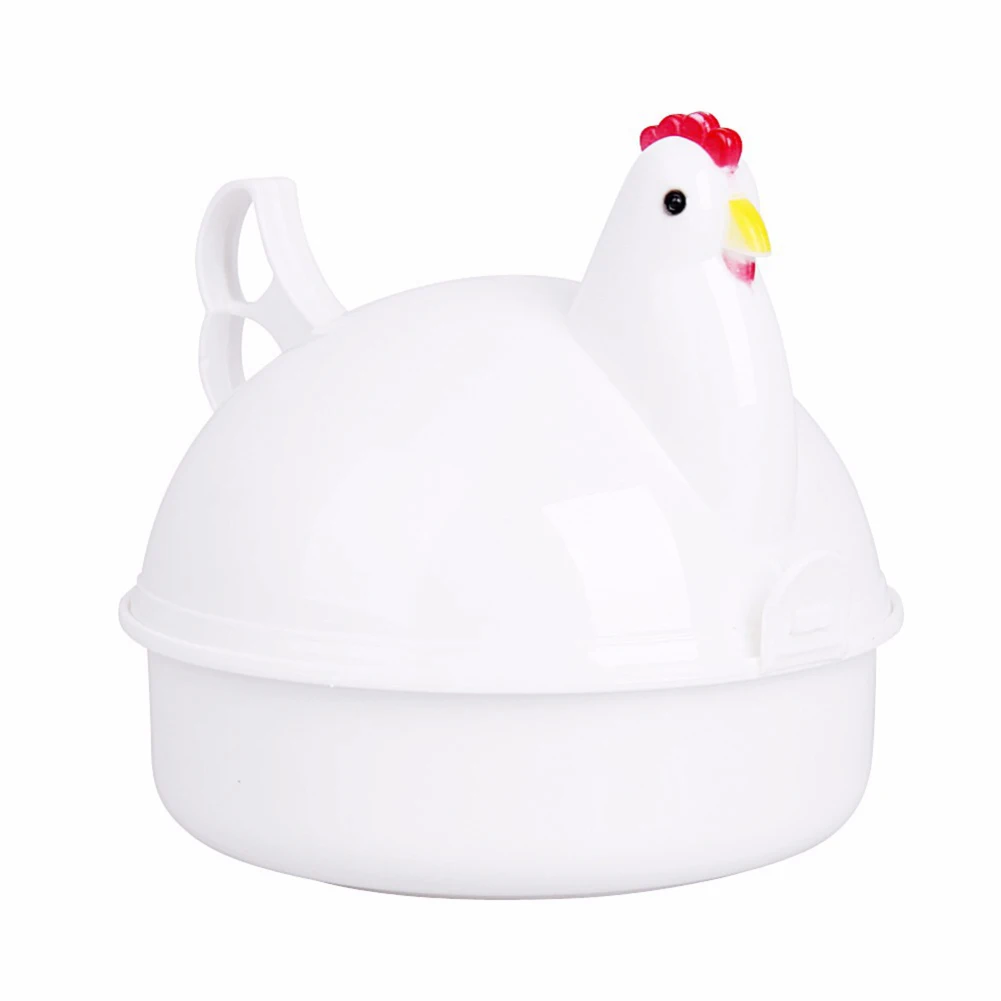 Chicken Shape Eggs Steamer Boiler Stainless Steel Microwave Cooker Egg Poachers Portable Durable Cooking Appliances Cooker Tools