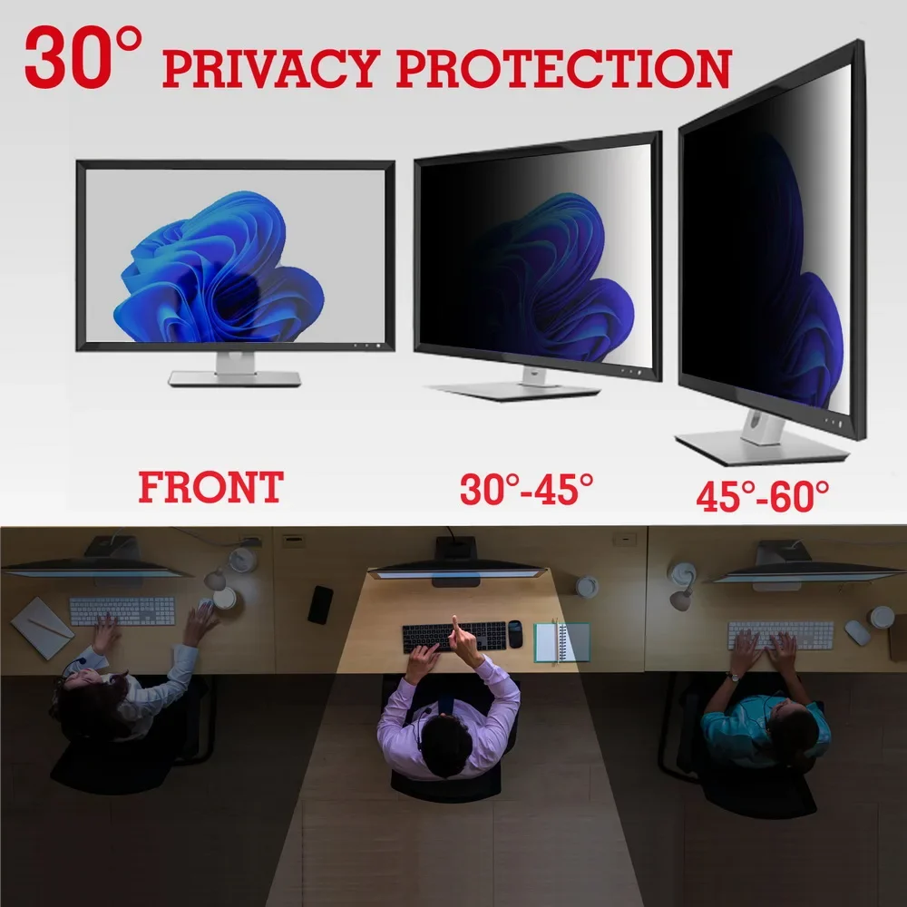 16inch (16:10)-345* 215mm Privacy Screen Protector For Laptop PC Anti-peep Anti-spy Filter New Matte Anti-Glare Protective Film 2