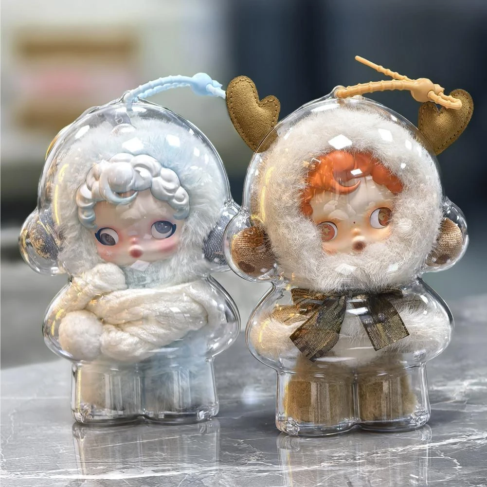 スカルパンダ シークレット 透明ケース付き 透明保護ケーススカルパンダ冬の動き SP 人形ポータブルケーブル