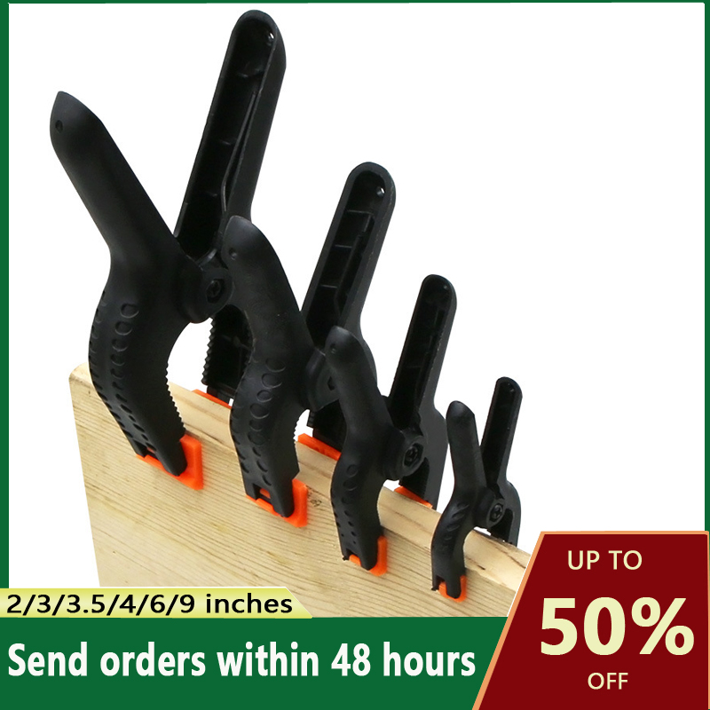 2/3/4/6/9inch Adjustable Plastic Spring Clamps for Woodworking Tools Wood Working Tools Carpentry Clamps Ferramentas Outils DIY