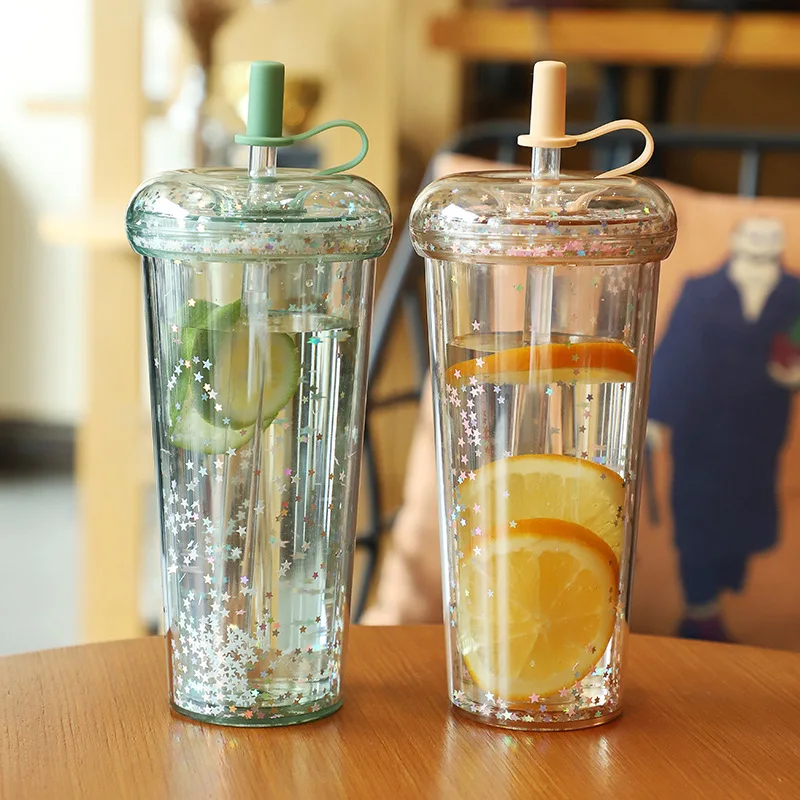 Gourde Réutilisable Coca-Cola 473ml En Plastique Acrylique - Avec Couvercle Et Paille, Pour Boissons Chaudes Ou Froides