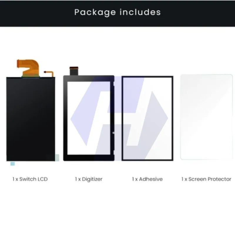 Nintendo Switch LCD Screen Replacement Original LCD Screen Display For Nintendo Switch NS V1 V2 Console Touch Screen Replacement NS Tempered Glass Protector