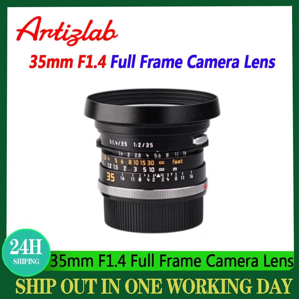 Artizlab クラシック 35 ミリメートル F1.4 カメラレンズフル