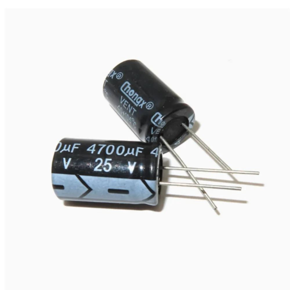 5PCS 25V4700UF Aluminum Electrolytic Capacitor 4700uf 25v Volume 16*25MM