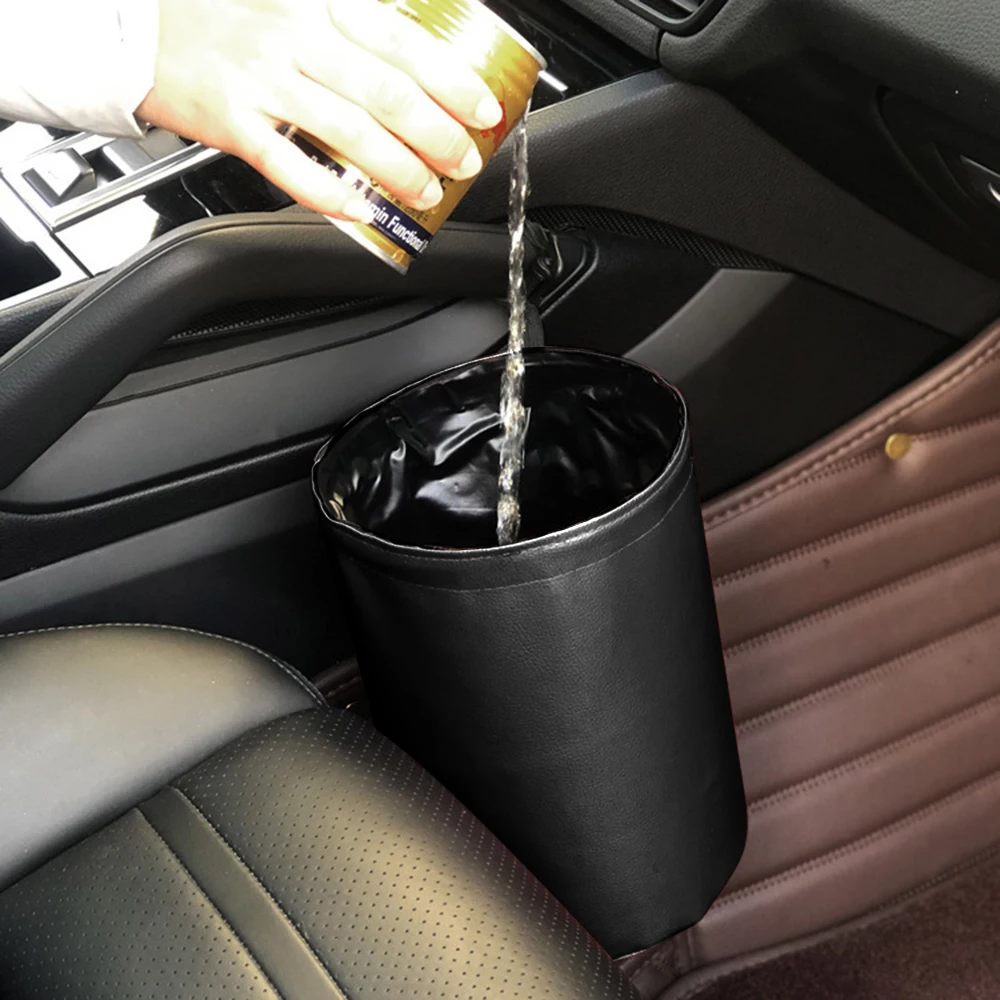 차량용 쓰레기 정리함 거치대 정리함, 쓰레기통 내부 쓰레기통, 접이식 쓰레기통
