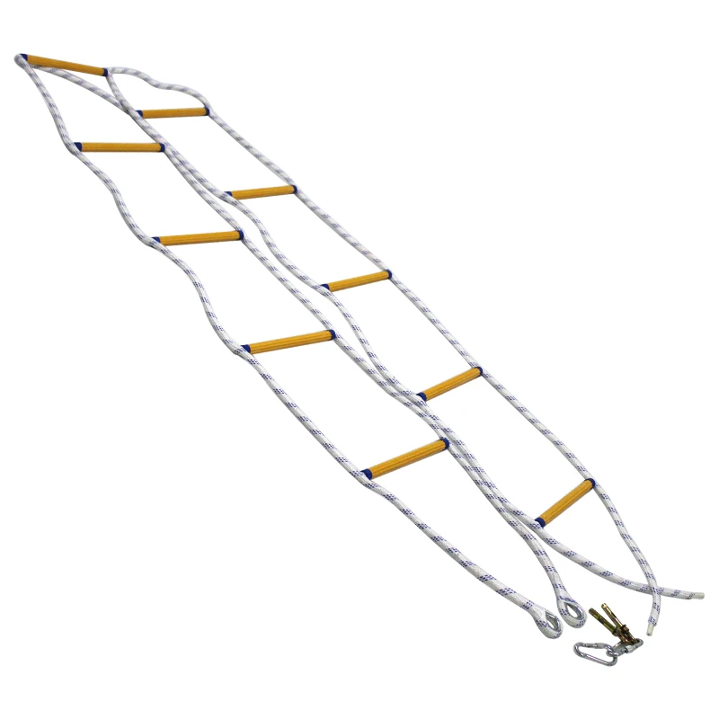 Fire Escape Ladder Folding Emergency Fire Escape Ladder Rescue Rope