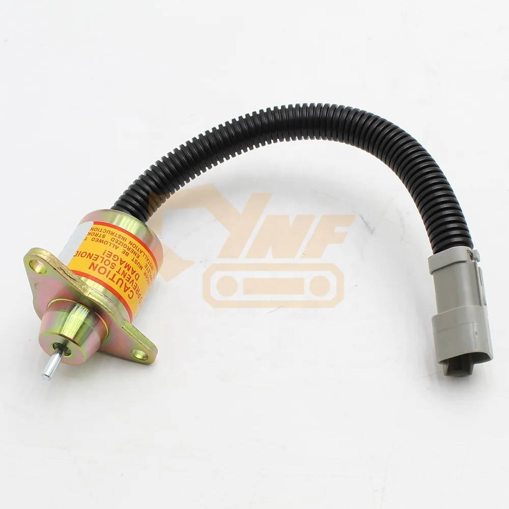 Yanmar 엔진용 차단 솔레노이드, 24V, 3TNE72, 3TNA72, 4TNE84, 4TNE88, 1503ES-12S5SUC11S, 1503ES-24S5SUC11S