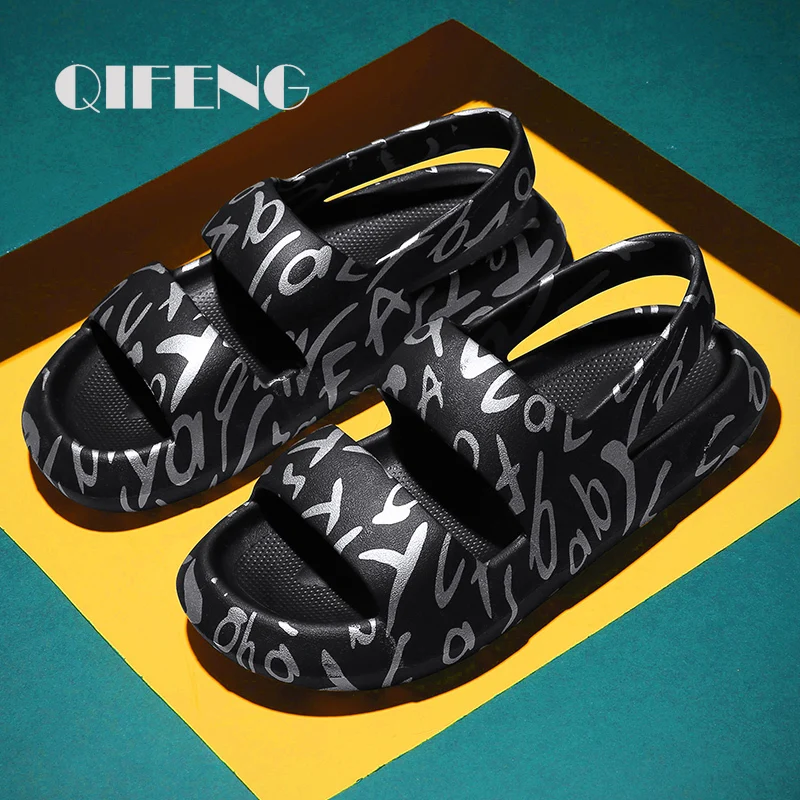 

2022 Summer Men Fashion Slipper Male Casual Slippers Women White Sports Clogs for Women Light Weight Black Outdoor Sandals Boys