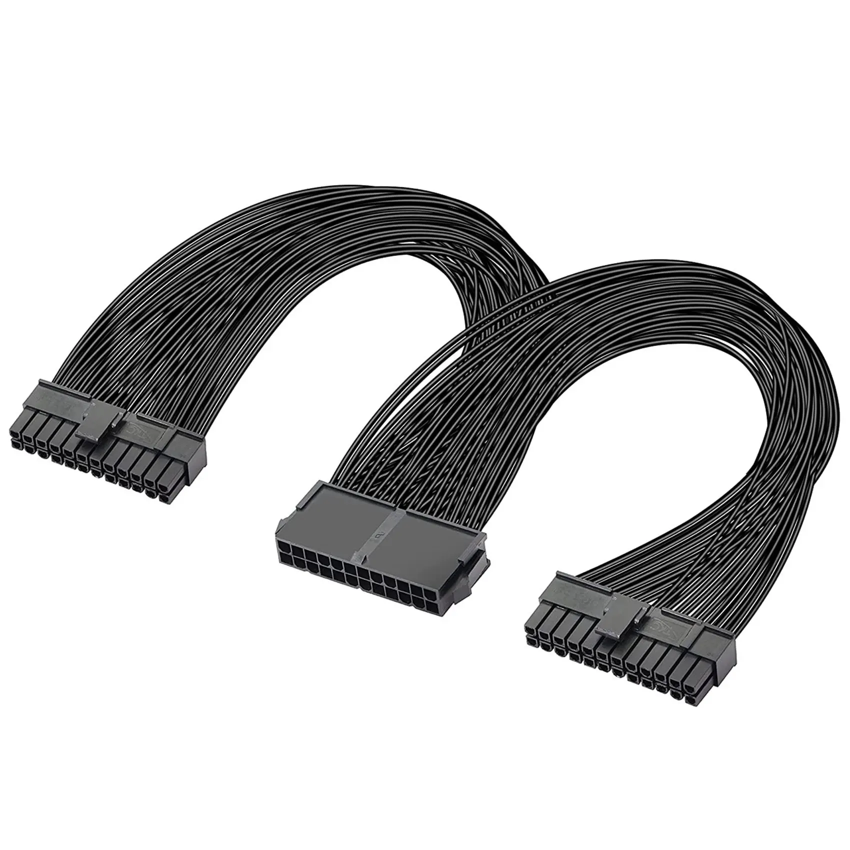 듀얼 PSU 전원 공급 장치, ATX 마더보드 스플리터 케이블, ATX 마더보드 익스텐션 케이블용 24 핀 (20 + 4)